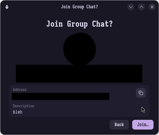 Gajim join MUC screen